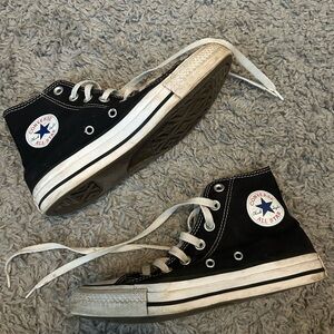 Converse Black and White High-Top Sneakers